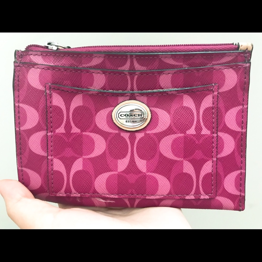 COACH Dream C Coral Peyton Dream C Medium wallet